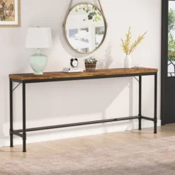 Tribesigns 70.86 Inch Narrow Long Console Sofa Table