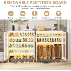 Tribesigns Shoe Cabinet With LED Light & Acrylic Doors, 5-Tier Shoe Organizer Storage Rack -Tribesigns Sales Store GUEST 3ea1ea89 3abd 4fac 956a 37cb224a5729