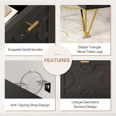 Tribesigns 59'' Modern Computer Desk With File Drawers, Simple Work Desk With Storage For Home Office 7 Tribesigns 59'' Modern Computer Desk With File Drawers, Simple Work Desk With Storage For Home Office - Image 7