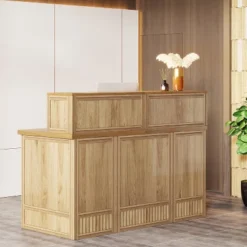 Tribesigns Reception Desk With Counter