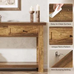 Tribesigns 70.9” Console Table With 3 Drawers, Farmhouse Entryway Table With Storage Shelf, Sofa Table Behind Couch For Hallway, Foyer, 15 Tribesigns 70.9” Console Table With 3 Drawers, Farmhouse Entryway Table With Storage Shelf, Sofa Table Behind Couch For Hallway, Foyer, -Tribesigns Sales Store GUEST 448602ab 48f3 43d2 a18b de3450395d75