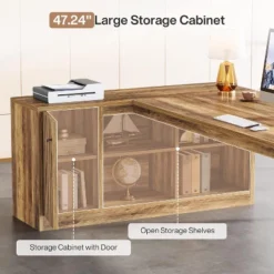 Tribesigns 72.8" L-Shaped Desk, Large Executive Desk With 47.24" Cabinet For Home Office 16 Tribesigns 72.8" L-Shaped Desk, Large Executive Desk With 47.24" Cabinet For Home Office -Tribesigns Sales Store GUEST 4492c83a 1061 4ab6 b264 966601c57462