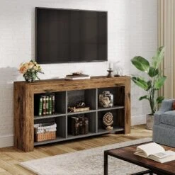 Tribesigns 62.99-Inch Wooden Console Table With 6 Storage Cubes -Tribesigns Sales Store GUEST 47c5ea75 65ed 495e 8f08 dc2d19999a24