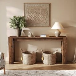 Tribesigns Solid Wood Console Table, 70.9" Extra Long Farmhouse Sofa Table Behind Couch, For Living Room, Foyer, Hallway, Rustic Brown -Tribesigns Sales Store GUEST 49e0e9eb e98a 4764 a765 e29883c7b4ca