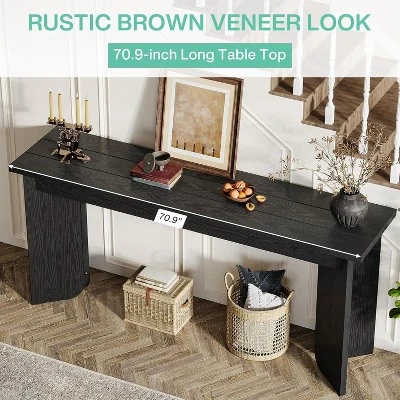 Tribesigns 70.9-Inch Extra Long Sofa Table Sofa Table For Living Room 6 Tribesigns 70.9-Inch Extra Long Sofa Table Sofa Table For Living Room - Image 6