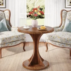 Tribesigns Wood Small Round End Side Table For Living Room 12 Tribesigns Wood Small Round End Side Table For Living Room -Tribesigns Sales Store GUEST 4dff9a95 9662 4395 845f d8ae24832480