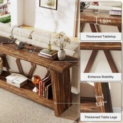 Tribesigns 70.86-Inch 2-Tier Long Sofa Table For Living Room 17 Tribesigns 70.86-Inch 2-Tier Long Sofa Table For Living Room -Tribesigns Sales Store GUEST 4f3bc616 39f1 4503 b4b3 a805b73e2ce9