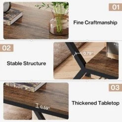 Tribesigns 3-Tier End Side Table, Small Industrial Side Table With Storage Shelves For Living Room, Wood Accent Bedside Nightstand With Metal Frame 15 Tribesigns 3-Tier End Side Table, Small Industrial Side Table With Storage Shelves For Living Room, Wood Accent Bedside Nightstand With Metal Frame -Tribesigns Sales Store GUEST 51942d5e 21f9 492c 8745 b0bd5c5dcb41