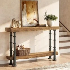 Tribesigns Solid Wood Console Table For Entryway, 55-Inch Long Sofa Table With Shelf, Behind Couch For Foyer, Hallway, Living Room 11 Tribesigns Solid Wood Console Table For Entryway, 55-Inch Long Sofa Table With Shelf, Behind Couch For Foyer, Hallway, Living Room -Tribesigns Sales Store GUEST 52c19180 a63f 4489 af68 0d6ad50cf3d5