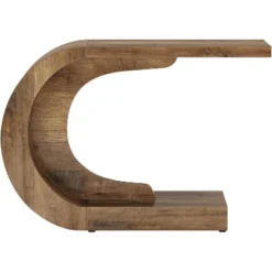 Tribesigns 43.3" C-Shaped Console Table, Wood Entryway Hallway Table Accent Table For Hall, Living Room, Entrance, Foyer -Tribesigns Sales Store GUEST 539c1b61 db36 4f96 be93 d1dc587a7607