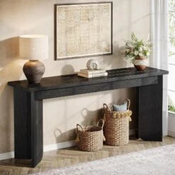 Tribesigns 70.9-Inch Extra Long Sofa Table Sofa Table For Living Room
