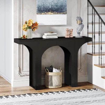 Tribesigns Modern 47 Inches Console Table Entryway Table With Arch Base 4 Tribesigns Modern 47 Inches Console Table Entryway Table With Arch Base - Image 4