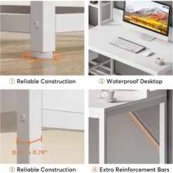 Tribesigns 55 Inch Computer Desk With 2 Drawers And Storage Shelves 17 Tribesigns 55 Inch Computer Desk With 2 Drawers And Storage Shelves -Tribesigns Sales Store GUEST 57aa9b36 3e96 4f0a a69a 9d9824219b93