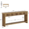 Tribesigns 70.9 Inch Wood Console Table Long Sofa Table With 3 Drawers