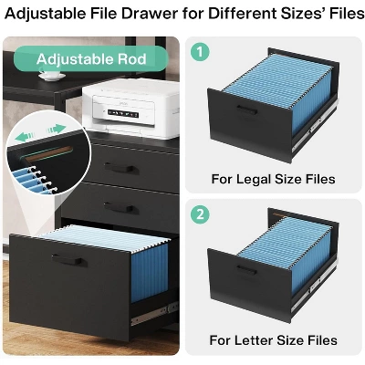 Tribesigns 63" Ergonomic Office Desk 4 Tribesigns 63" Ergonomic Office Desk - Image 4