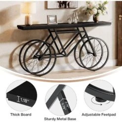 Tribesigns 70.86-Inch Extra Long Console Table With Bicycle Metal Base -Tribesigns Sales Store GUEST 59e60416 a2be 41d9 8a71 b88360fe1139