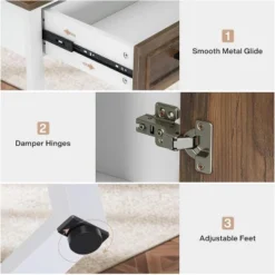 Tribesigns Modern Computer Desk With Drawers & Hutch, Executive Desk With Storage Door Cabinet And Monitor Stand For Home Office -Tribesigns Sales Store GUEST 5a76207d a8e0 49c8 9928 bdb70491f46c