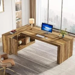 Tribesigns 72.8" L-Shaped Desk, Large Executive Desk With 47.24" Cabinet For Home Office 12 Tribesigns 72.8" L-Shaped Desk, Large Executive Desk With 47.24" Cabinet For Home Office -Tribesigns Sales Store GUEST 5afdbf4a 88c7 4bc0 908c 427486f673ec
