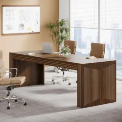Tribesigns 78.74-Inch Wooden Extra Long Computer Desk, Two Person Desk Double Desk -Tribesigns Sales Store GUEST 5baa2926 f9d1 4c28 bd67 fa64e2a73133