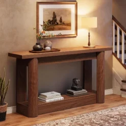 Tribesigns 2-Tier Farmhouse Console Table, Narrow Long Sofa Table Behind The Couch -Tribesigns Sales Store GUEST 5c78dd48 4b53 49e6 a9d5 79a59cea88f5