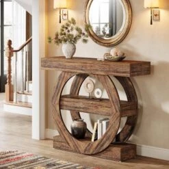 Tribesigns 41.34" Console Table With Storage Shelves, 3-Tier Farmhouse Sofa Table Behind Couch, Entryway Hallway Foyer Tables For Living Room -Tribesigns Sales Store GUEST 63aebada a50e 4ab4 8ca3 01fa34692a11