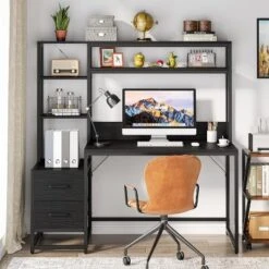 Tribesigns 55 Inch Computer Desk With 2 Drawers And Storage Shelves 15 Tribesigns 55 Inch Computer Desk With 2 Drawers And Storage Shelves -Tribesigns Sales Store GUEST 68d23a2b c8c5 425c a6a9 f0790ca5d4a4