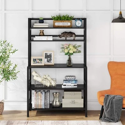 Tribesigns 5-Tier Ketchen Baker's Rack, Freestanding Utility Cart Storage Shelf Organizer 3 Tribesigns 5-Tier Ketchen Baker's Rack, Freestanding Utility Cart Storage Shelf Organizer - Image 3