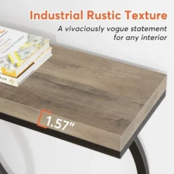 Tribesigns 55 Inch Wood Console Table, Narrow Entryway Table With Geometric Metal Frame For Living Room Entrance 10 Tribesigns 55 Inch Wood Console Table, Narrow Entryway Table With Geometric Metal Frame For Living Room Entrance -Tribesigns Sales Store GUEST 69c179a3 cb36 4b76 986d 5bc9ea6d2bd1