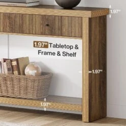 Tribesigns 70.9 Inch Wood Console Table Long Sofa Table With 3 Drawers -Tribesigns Sales Store GUEST 6aa9060f ddf9 4101 8b4b 247d8c822c9d