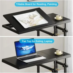 Tribesigns Height Adjustable End Table, C-Type Side Table With Wheels -Tribesigns Sales Store GUEST 6c6306ae 0740 4df4 8d87 793b6f1f6e41