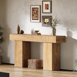 Tribesigns 63" Console Table, Farmhouse Wooden Sofa Table Behind Couch, Entrance, Hallway, Entryway -Tribesigns Sales Store GUEST 6cb63113 15db 4e85 8b9b 8cf9b4e890e9