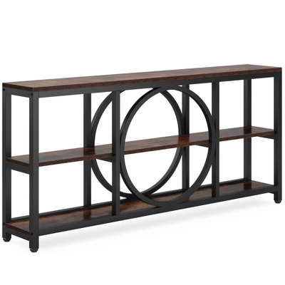 Tribesigns 70.9 Inches 3-Tier Extra Long Console Table 7 Tribesigns 70.9 Inches 3-Tier Extra Long Console Table - Image 7