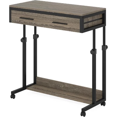 Tribesigns Portable Desk With Drawers, Mobile Laptop Desk With Wheels, Small Standing Desk For Home Office 7 Tribesigns Portable Desk With Drawers, Mobile Laptop Desk With Wheels, Small Standing Desk For Home Office - Image 7