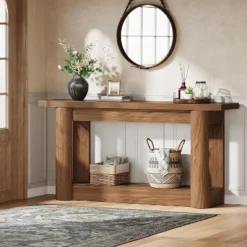 Tribesigns 2-Tier Farmhouse Console Table, Narrow Long Sofa Table Behind The Couch -Tribesigns Sales Store GUEST 70444808 193d 474a bfee f32af55fb8f2