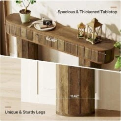 Tribesigns Farmhouse Wooden Console Table -Tribesigns Sales Store GUEST 704d78fe 63bd 454e bac6 d43cda27dd7d