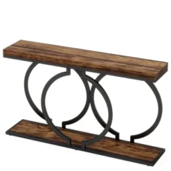 Tribesigns 55 Inch Wood Console Table, Narrow Entryway Table With Geometric Metal Frame For Living Room Entrance 13 Tribesigns 55 Inch Wood Console Table, Narrow Entryway Table With Geometric Metal Frame For Living Room Entrance -Tribesigns Sales Store GUEST 707b4e8c 7680 4046 af47 61064b74ba56