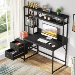 Tribesigns 55 Inch Computer Desk With 2 Drawers And Storage Shelves 13 Tribesigns 55 Inch Computer Desk With 2 Drawers And Storage Shelves -Tribesigns Sales Store GUEST 72298b0b 31bc 4289 b5c6 f8dde23ab9aa