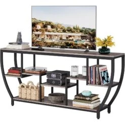Tribesigns 70.86 Inch Long Sofa Table With Shelves, Rustic Console Table With Storage, Industrial Entryway Table TV Stand -Tribesigns Sales Store GUEST 73d48d8c 3aad 4964 b94b 1b0699a86df5