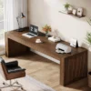 Tribesigns 78.74-Inch Wooden Extra Long Computer Desk, Two Person Desk Double Desk