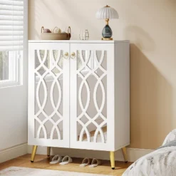 Tribesigns Mirrored Shoe Cabinet, 5-Tier White Modern Shoe Organizer Cabinet With Doors, Shoe Rack Closet Storage Cabinet For Entryway, Bedroom,White 10 Tribesigns Mirrored Shoe Cabinet, 5-Tier White Modern Shoe Organizer Cabinet With Doors, Shoe Rack Closet Storage Cabinet For Entryway, Bedroom,White -Tribesigns Sales Store GUEST 769dc961 009f 47bc a332 3d359b27b83b