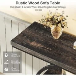 Tribesigns Industrial 4-Tier 41.3" Console Table With Circle Base -Tribesigns Sales Store GUEST 776cbac2 eb01 4667 ad7d e628bcb80317