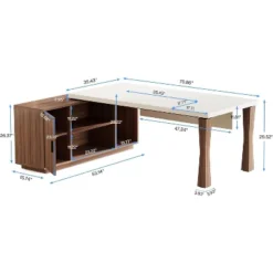 Tribesigns L-Shaped Computer Desk With Cabinet -Tribesigns Sales Store GUEST 7804d612 c732 45f1 a8d3 0431d0ebab99
