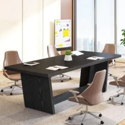 Tribesigns 70.87-Inch Executive Computer Desk With Solid Wooden Pedestal -Tribesigns Sales Store GUEST 79b1f594 e5e9 4b7c b1cc 216411324790