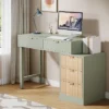 Tribesigns Computer Desk With 5 Drawers, Reversible Small Writing Desk Workstation With Storage For Home Office