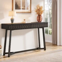 Tribesigns 55-Inch Modern Console Table, 2-Drawer Entryway Table, Sofa Table Behind Couch For Entrance, Foyer, Hallway, Living Room 10 Tribesigns 55-Inch Modern Console Table, 2-Drawer Entryway Table, Sofa Table Behind Couch For Entrance, Foyer, Hallway, Living Room -Tribesigns Sales Store GUEST 7b4fd41c dd3e 4ec0 830a ce0adf6aab55