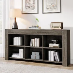 Tribesigns 62.99-Inch Wooden Console Table With 6 Storage Cubes -Tribesigns Sales Store GUEST 7c652920 071a 4d36 abcf 5eaec35c631a