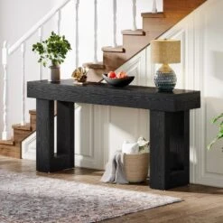 Tribesigns 63-Inch Console Table, Wooden Rectangular Sofa Table Behind The Couch For Entrance, Hallway -Tribesigns Sales Store GUEST 7f77d8e5 26dc 486f 9ba7 c58eeaa2be91