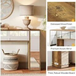 Tribesigns 62.99-Inch Mirrored Console Table -Tribesigns Sales Store GUEST 8309b654 b845 43b2 a68c 8f4d274852ce