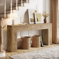 Tribesigns 70.9-Inch Extra Long Console Table For Entryway, Narrow Sofa Table Behind Couch, Suitable For Hallway, Foyer, Living Room,Brown -Tribesigns Sales Store GUEST 899dec9d 937d 4d5d b7bb 4d31a879b58a