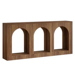 Tribesigns 70.9" Wood Console Table With 3 Arched Shelves For Foyer, Hallway -Tribesigns Sales Store GUEST 8b2a25d7 62bf 4e69 91c5 05d246efed39